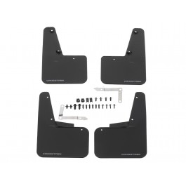 ぷぅ Subaru Mud Flaps Flat Style Black With Crosstrek Logo Kit Of Four