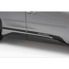 UVER-2020 段下げATスラダンロゴ隠し Subaru Exterior Graphics Lower Door Panel Black With Solterra Logo