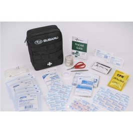 Subaru First Aid Kit In Black Storage Case With Subaru Logo