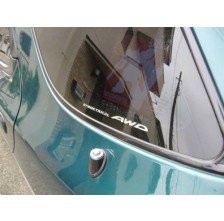 Subaru Emblem Subaru Symmetrical AWD Gloss Black - 93079FJ220