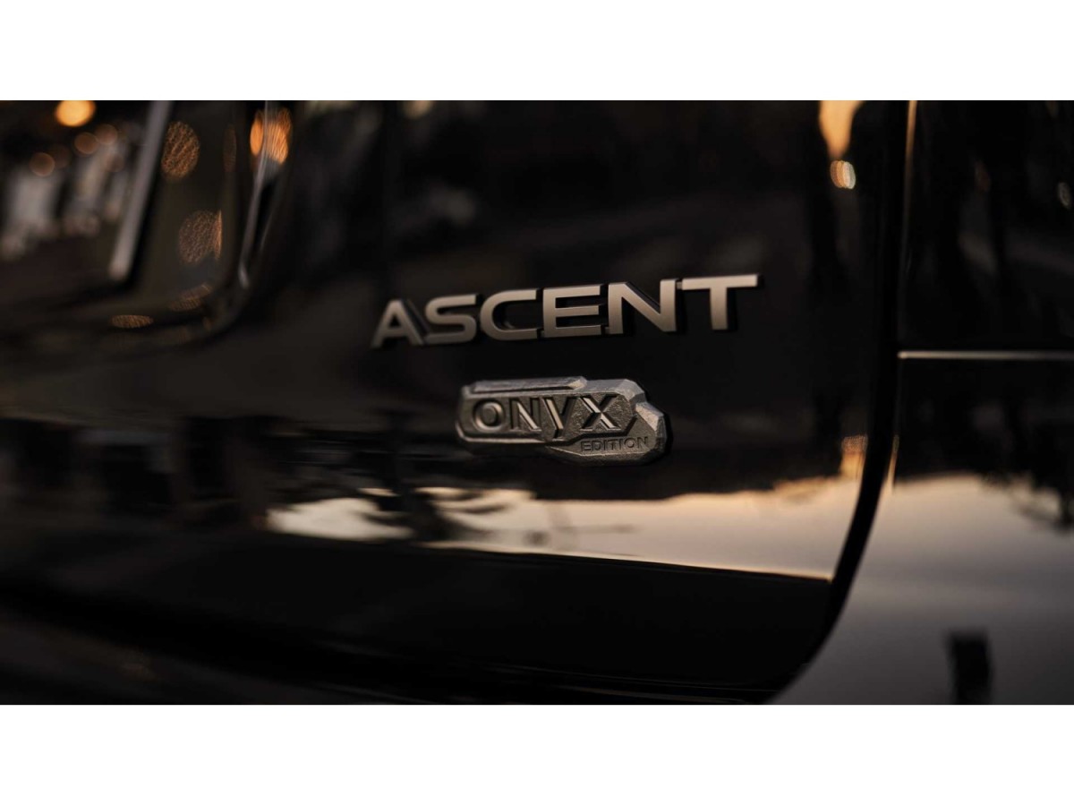 Subaru Tailgate Badges Onyx Edition Matte Black - 93079XC050