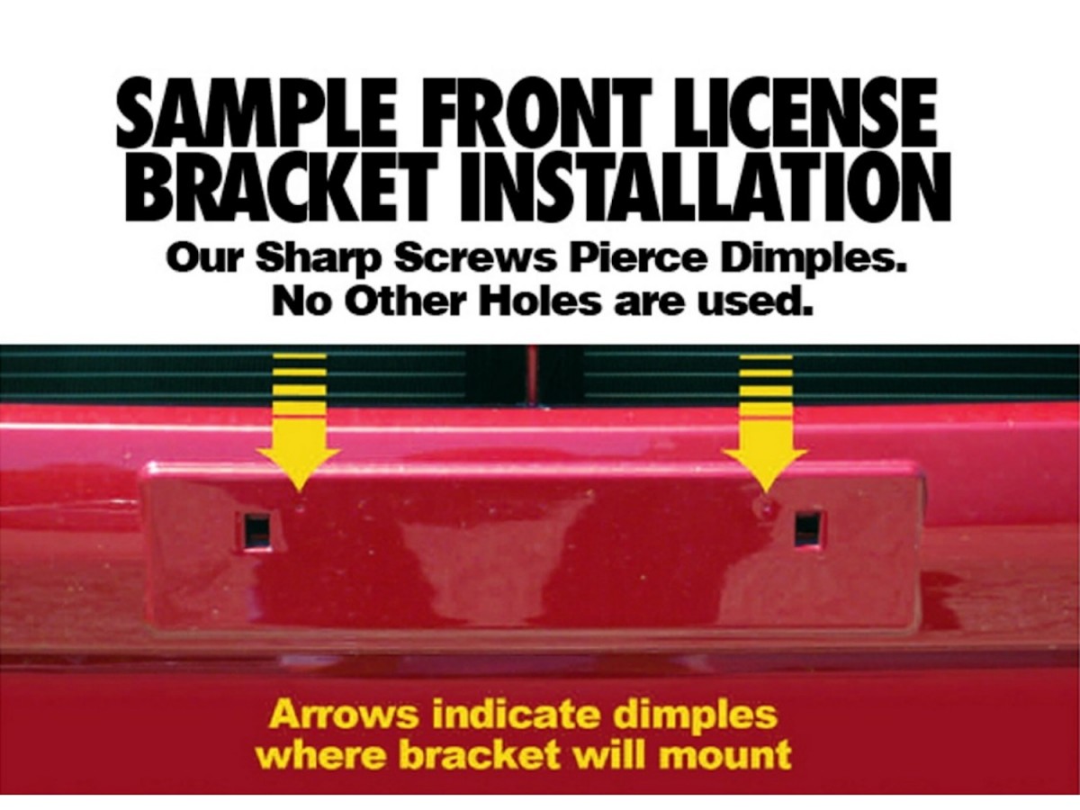 Subaru Rear License Plate Bracket / Protector DCOLICBRKREARRP17