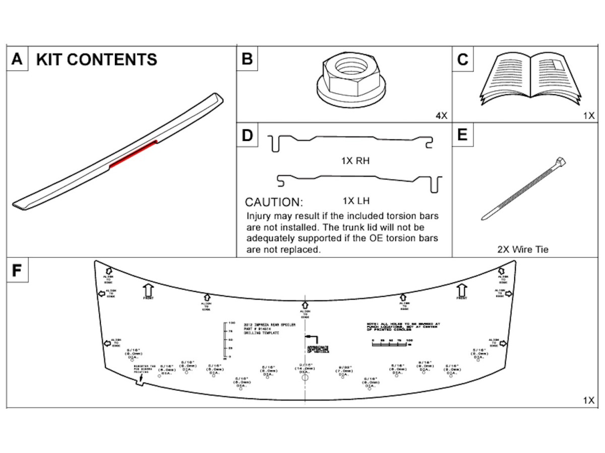 Subaru Rear Trunk Spoiler For Sedan Quartz Blue Pearl E721SFJ300E1