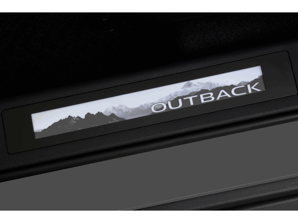 Subaru Door Sill Guards Illuminated Kit Of Two For Front With
