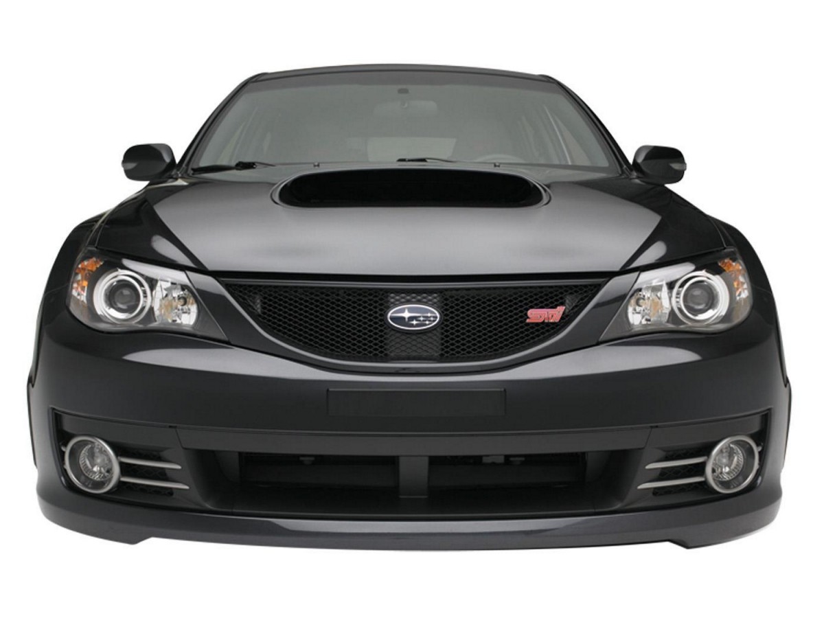 Subaru Sport Mesh Grille W/ STI Badge - Obsidian Black