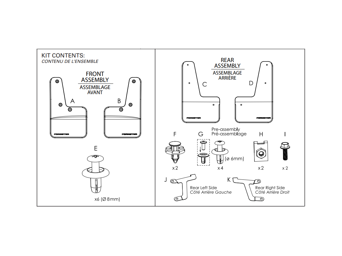 Subaru Mud Flaps - J101SSJ400 | Subaru Online Parts