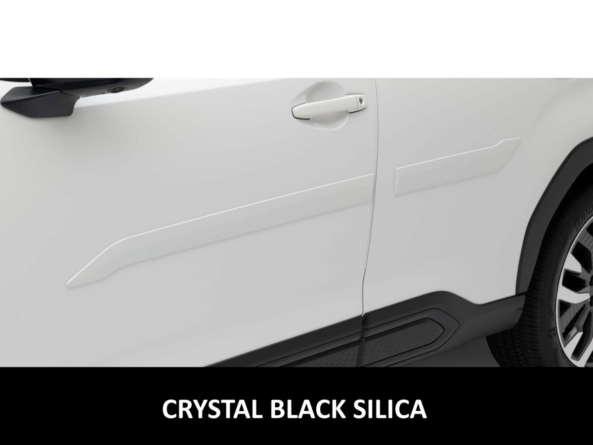 Subaru Body Side Door Moldings Kit Of Four Crystal Black