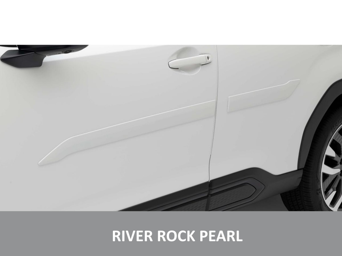 Subaru Body Side Door Moldings Kit Of Four River Rock Pearl