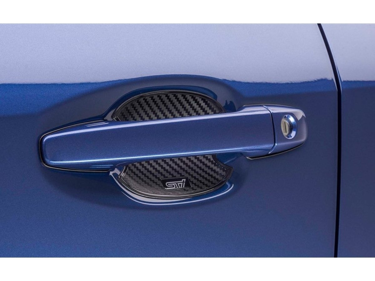 Subaru Door Handle Cup Protectors Kit Of Four Carbon Fiber With