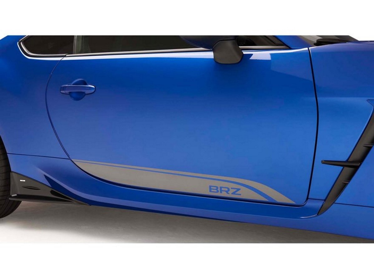 Subaru Exterior Graphics Kit Lower Door Panel Gunmetal Gray
