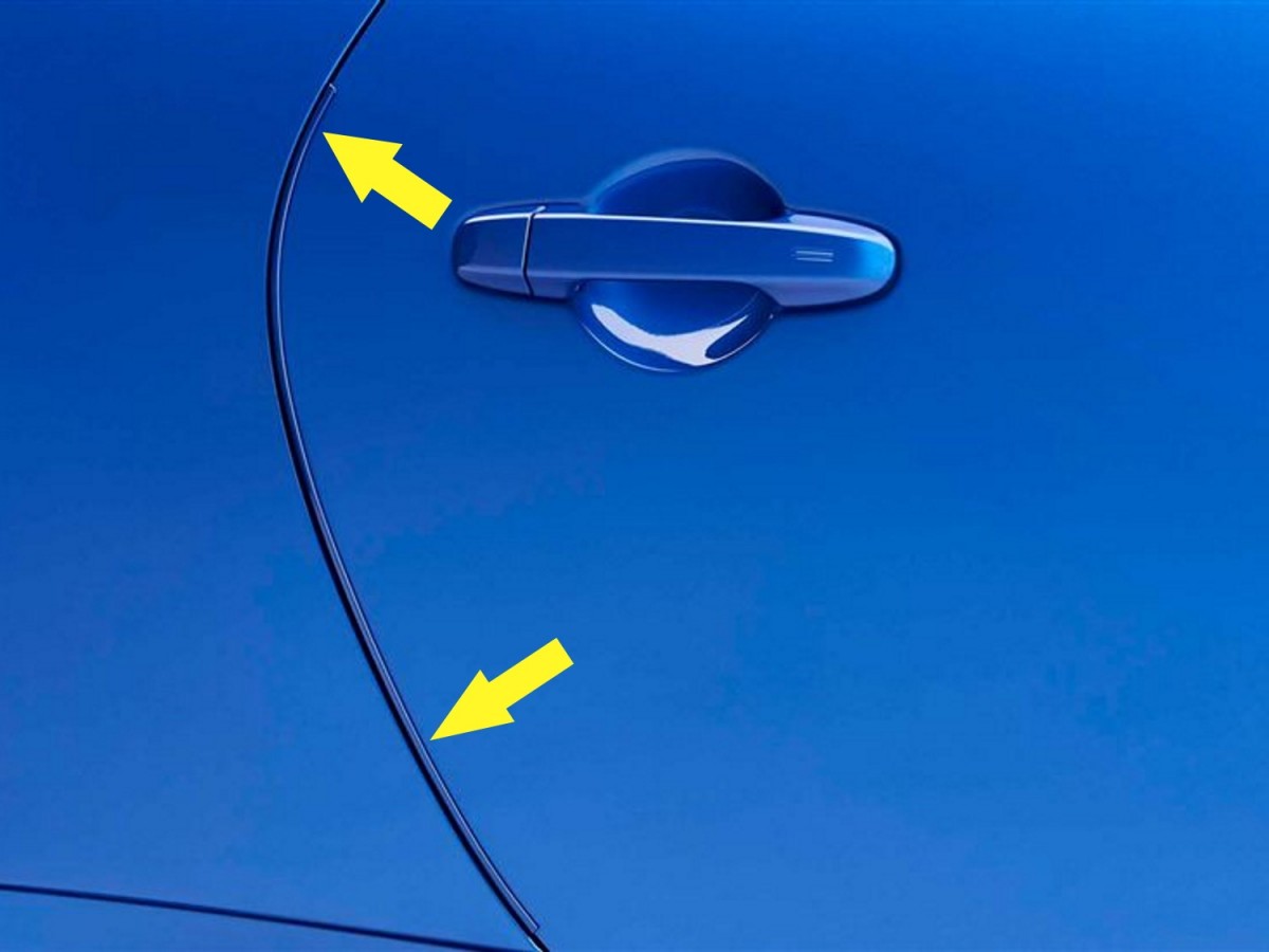 Subaru Door Edge Guards Crystal White Pearl SOA801P070W6 Subaru
