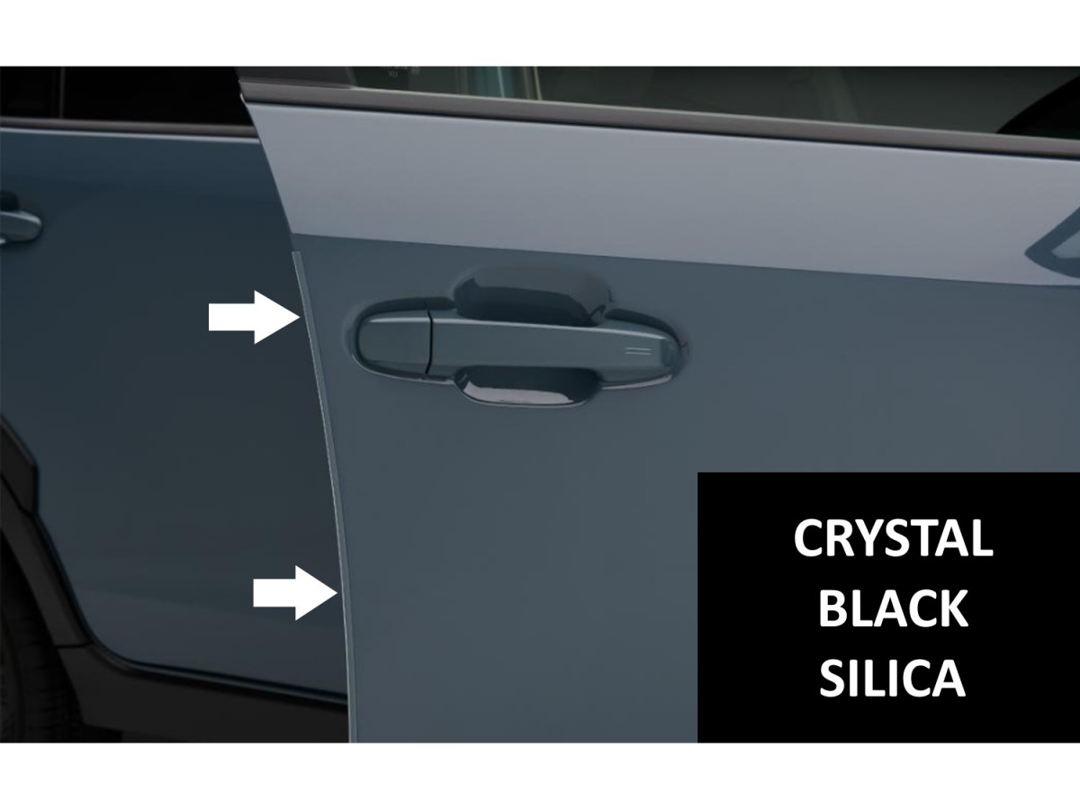 Subaru Door Edge Guards Crystal Black Silica Kit Of Four Non