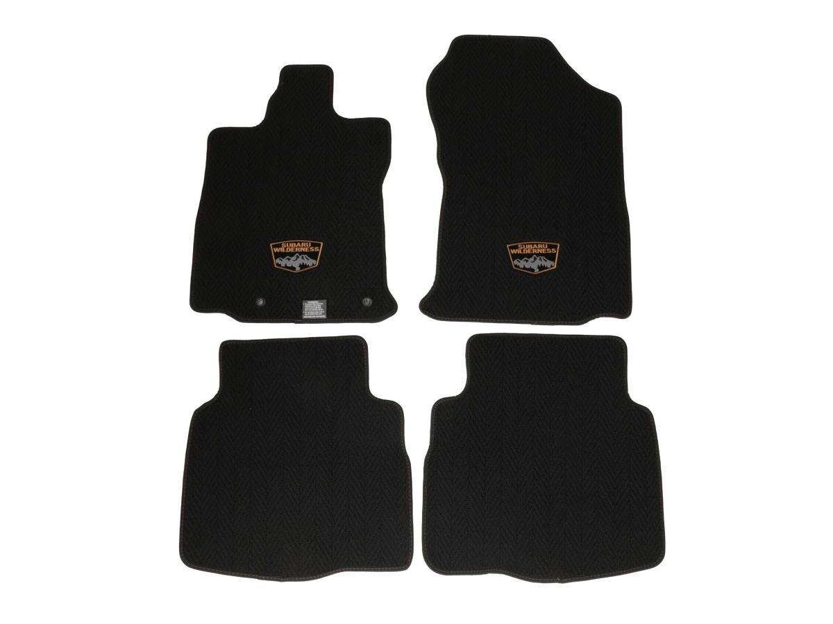 Subaru OEM Rear Cargo Area All-Weather Mat Tray Liner For 2020-2022 Outback - Genuine J501SAN200, Black Rubber